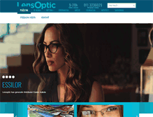 Tablet Screenshot of lensoptic.com